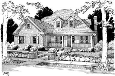 4-Bedroom, 2362 Sq Ft Country Home Plan - 178-1066 - Main Exterior