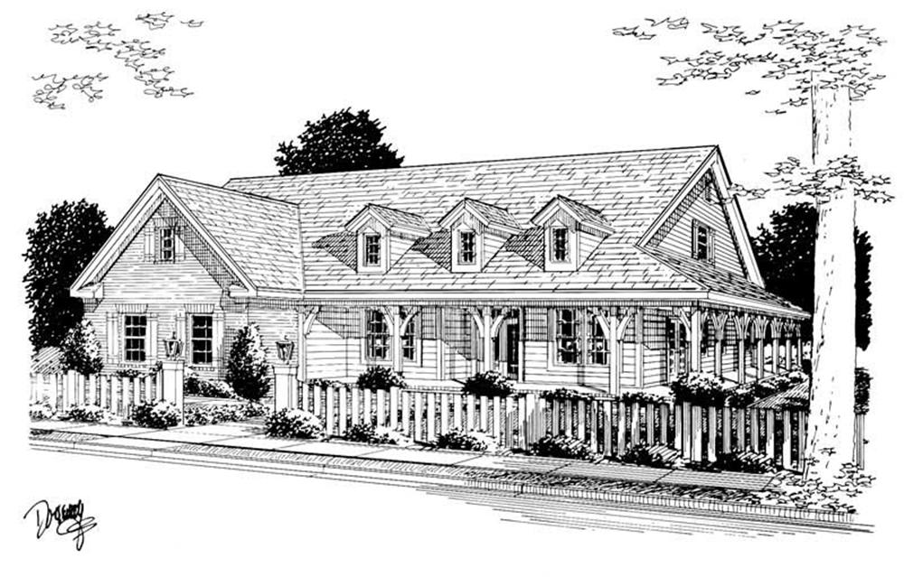 Main image for house plan # 5857