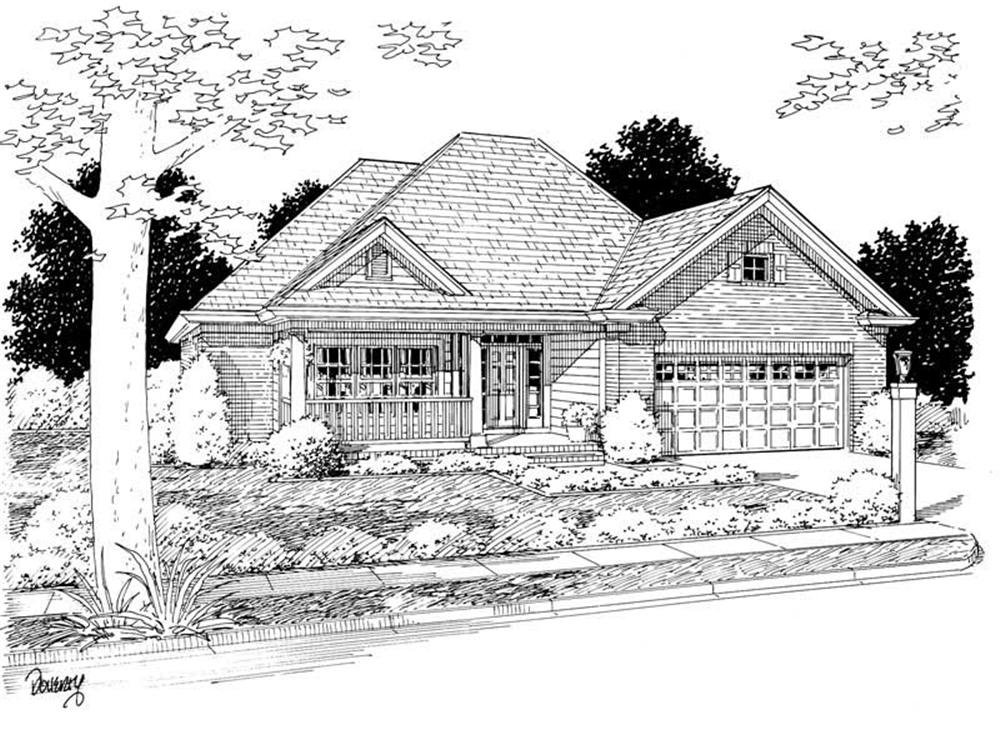 Main image for house plan # 5445