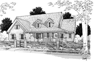 4-Bedroom, 2508 Sq Ft Traditional House Plan - 178-1097 - Front Exterior