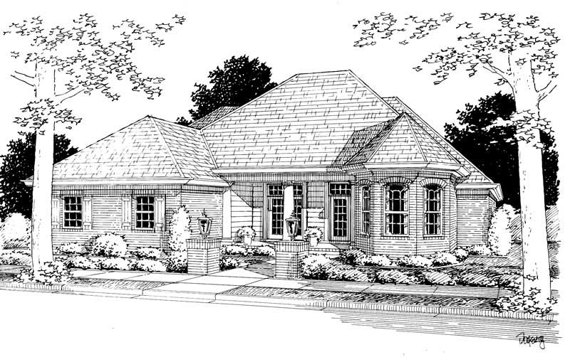 Main image for house plan # 5438