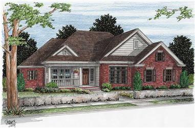 3-Bedroom, 2686 Sq Ft Ranch House Plan - 178-1105 - Front Exterior