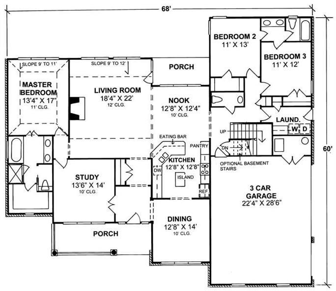 Traditional House Plans Home Design Greenleaf 5431