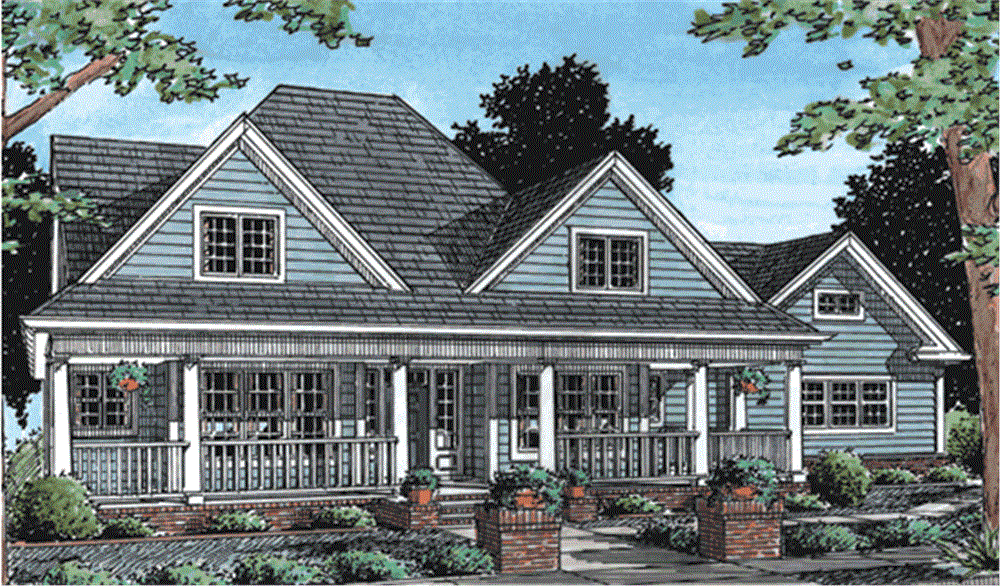 Main image for house plan # 5415