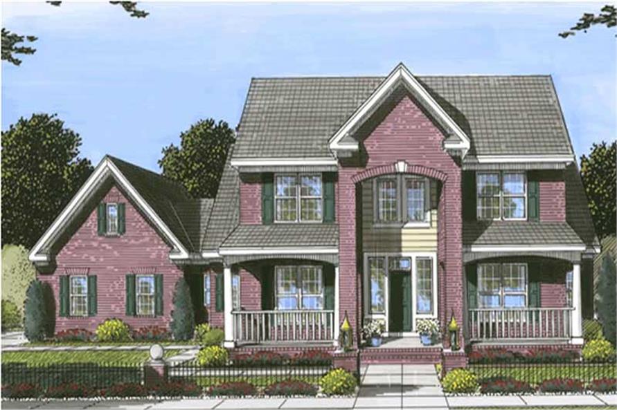 3-Bedroom, 2562 Sq Ft Country Home Plan - 178-1151 - Main Exterior