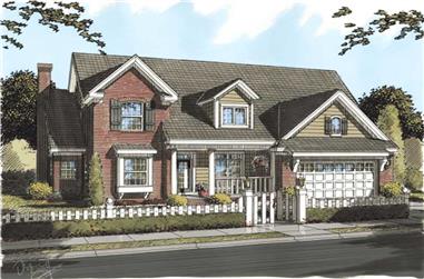4-Bedroom, 3072 Sq Ft Cape Cod House Plan - 178-1156 - Front Exterior