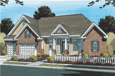 4-Bedroom, 2695 Sq Ft Country Home Plan - 178-1184 - Main Exterior