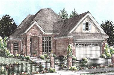 3-Bedroom, 1692 Sq Ft Ranch House Plan - 178-1200 - Front Exterior