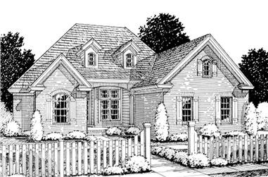 3-Bedroom, 2116 Sq Ft Ranch House Plan - 178-1203 - Front Exterior