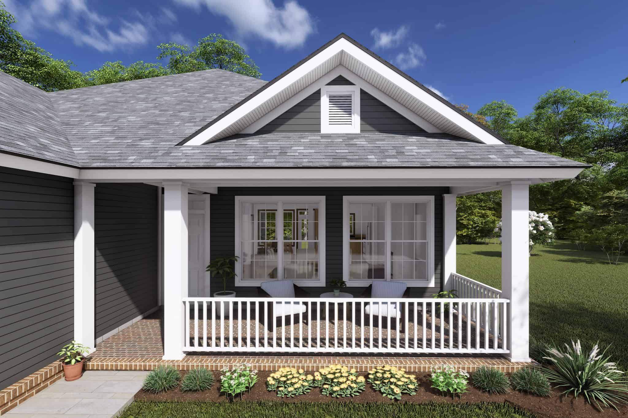 Porch of this 3-Bedroom,1598 Sq Ft Plan -178-1231