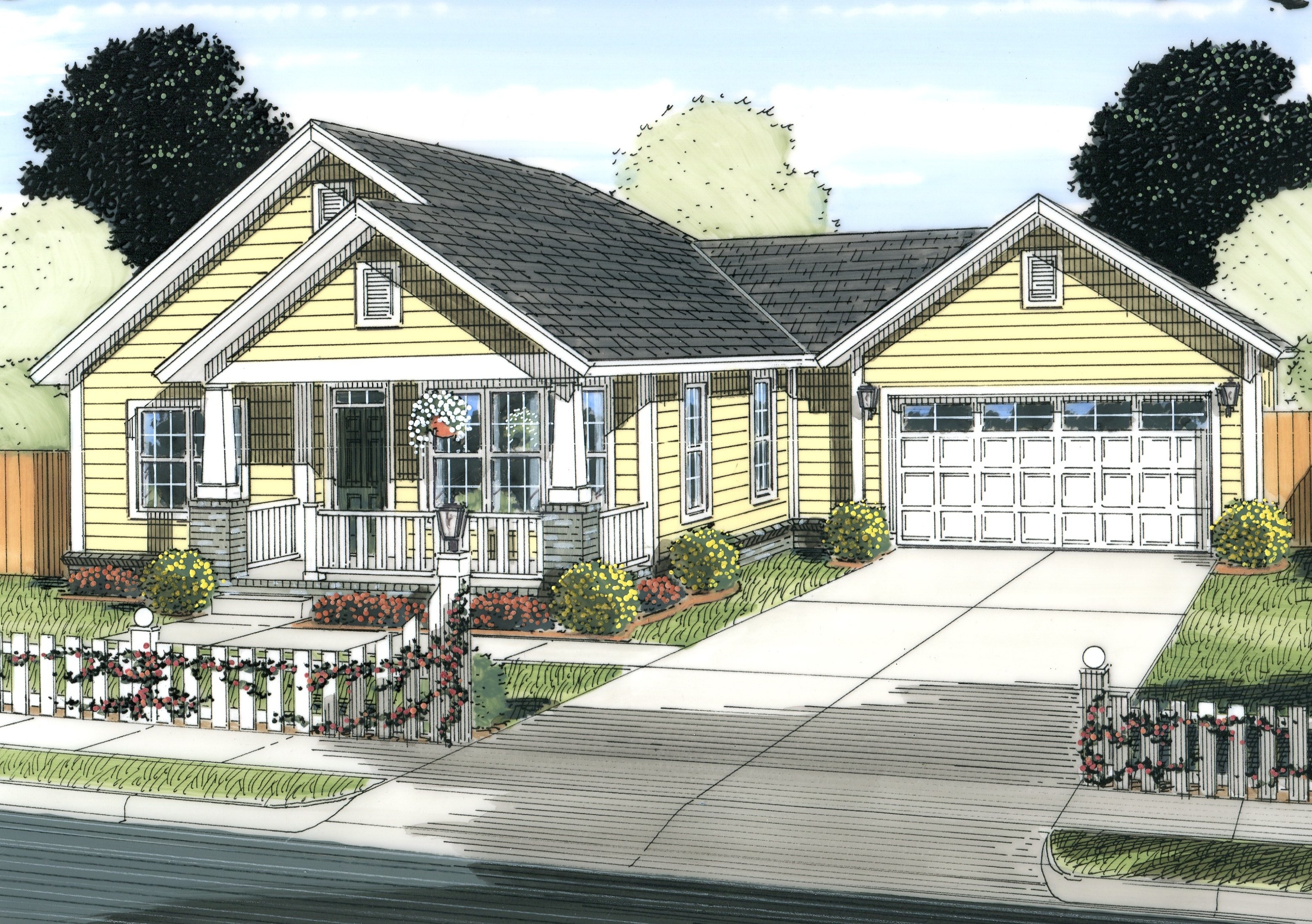 Cottage House Plan 2 Bedrms Baths 1147 Sq Ft 178 1233