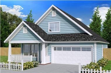 3-Bedroom, 1720 Sq Ft Cottage House Plan - 178-1236 - Front Exterior