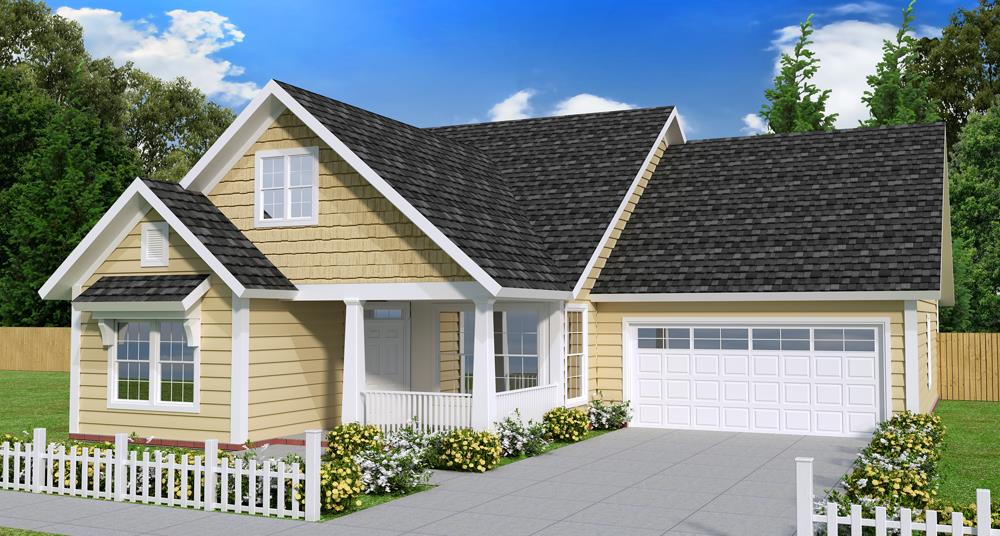 Front View of this 3-Bedroom, 1810 Sq Ft Plan - 178-1239