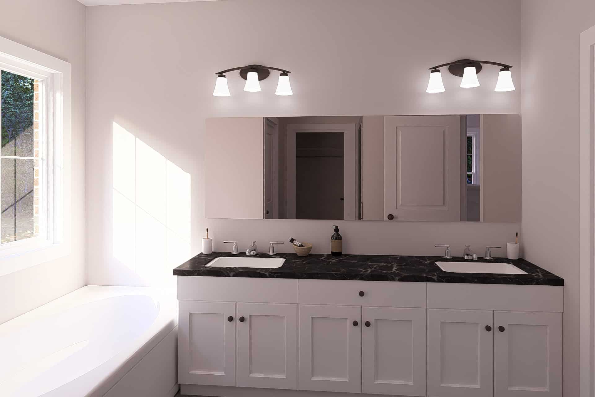 Master Bathroom of this 3-Bedroom,2066 Sq Ft Plan -178-1242