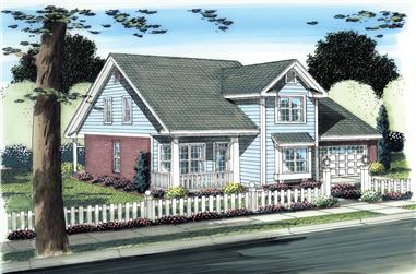 3-Bedroom, 2194 Sq Ft Traditional House Plan - 178-1271 - Front Exterior