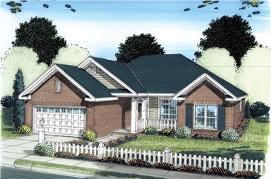 3-Bedroom, 1485 Sq Ft Traditional Home Plan - 178-1277 - Main Exterior