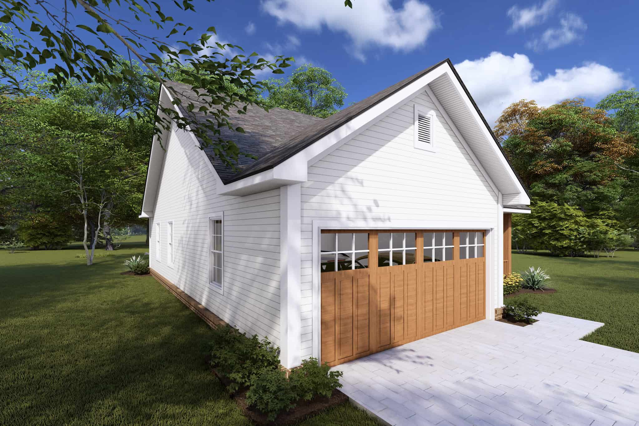 Left Side View of this 3-Bedroom,1145 Sq Ft Plan -178-1312