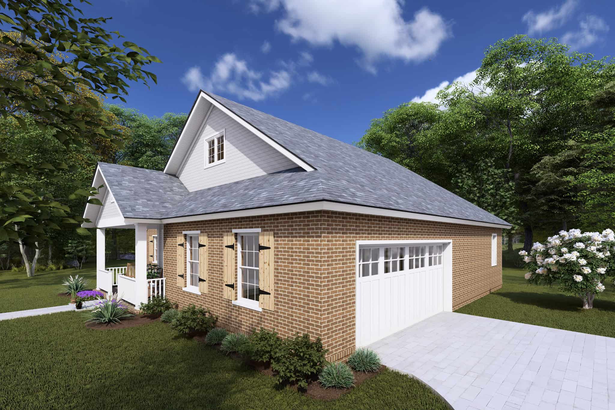 Right Side View of this 3-Bedroom,1431 Sq Ft Plan -178-1313