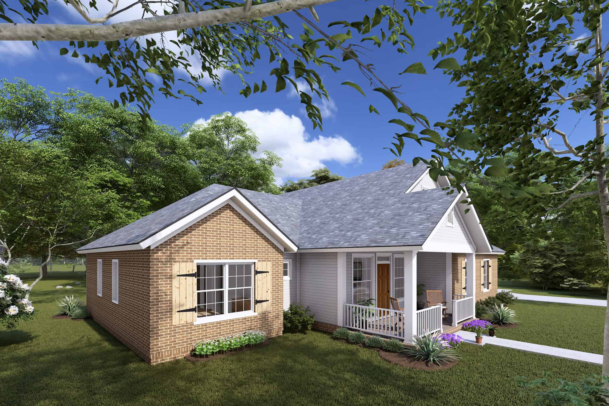 Left Side View of this 3-Bedroom,1431 Sq Ft Plan -178-1313