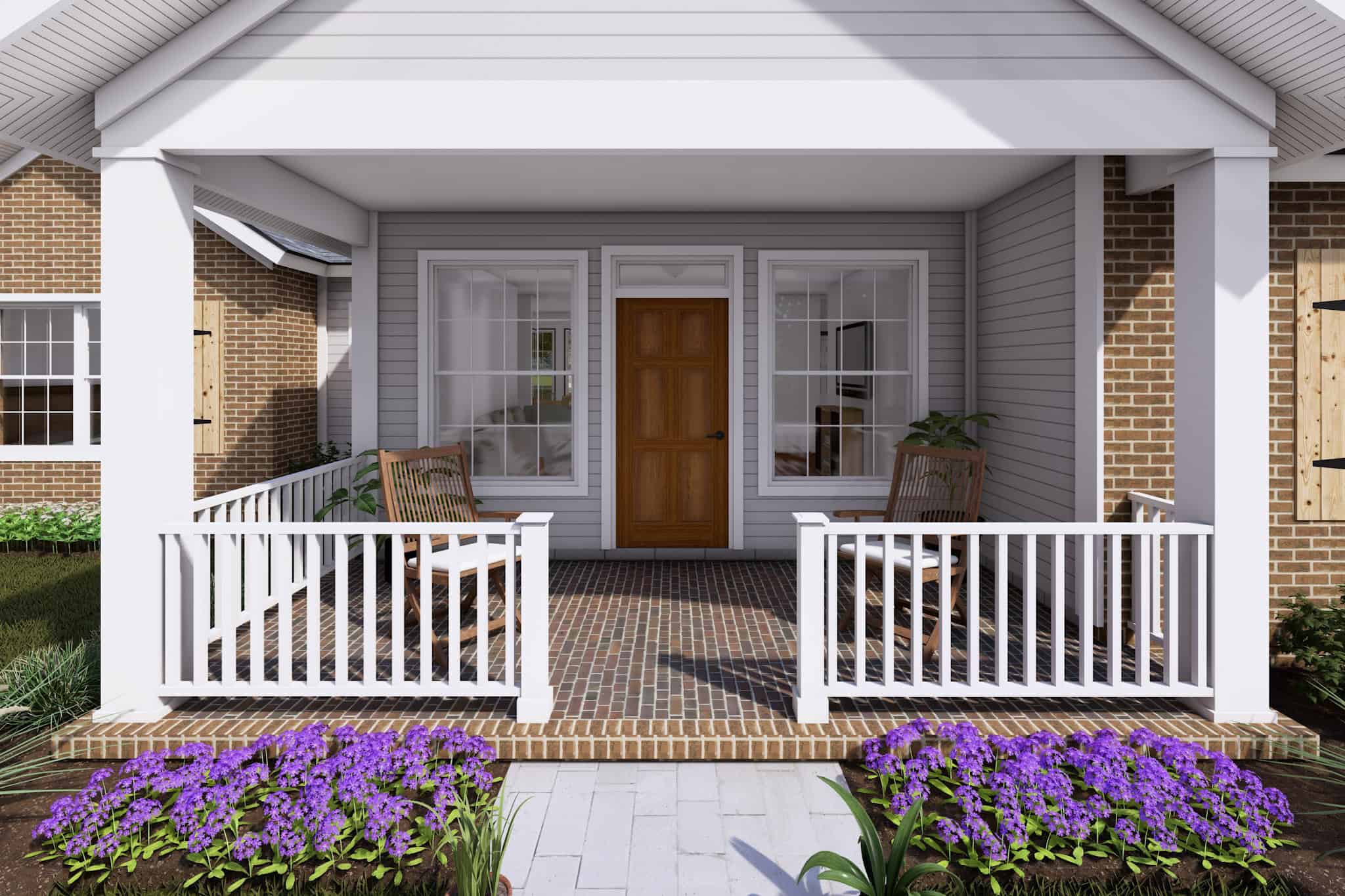 Porch of this 3-Bedroom,1431 Sq Ft Plan -178-1313