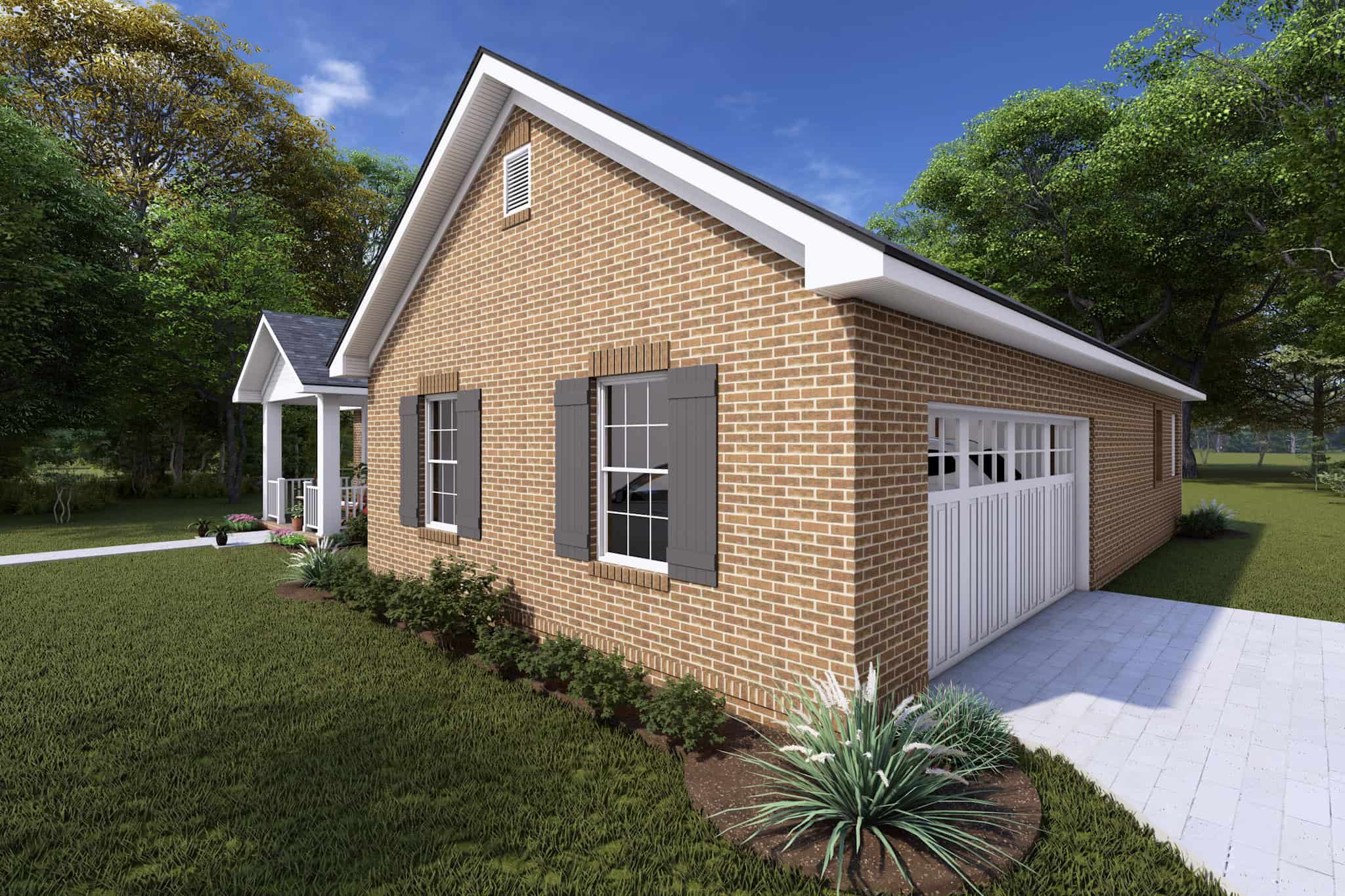 Right Side View of this 3-Bedroom,1472 Sq Ft Plan -178-1316