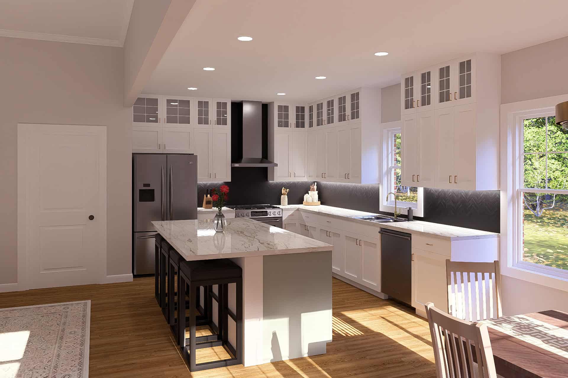 Kitchen: Kitchen Island of this 4-Bedroom,2107 Sq Ft Plan -178-1324