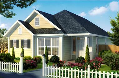 4-Bedroom, 2062 Sq Ft Cottage House Plan - 178-1331 - Front Exterior