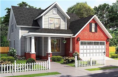 4-Bedroom, 2814 Sq Ft Cottage Home - Plan #178-1380 - Main Exterior