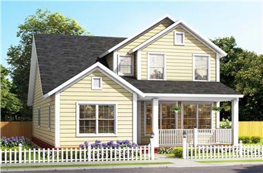4-Bedroom, 2165 Sq Ft Farmhouse House - Plan #178-1385 - Front Exterior