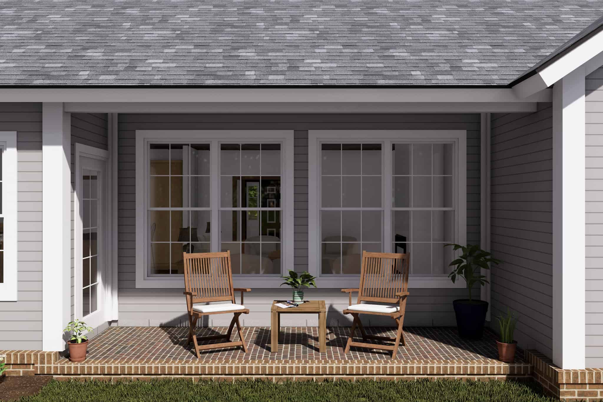 Porch of this 3-Bedroom,2060 Sq Ft Plan -178-1431
