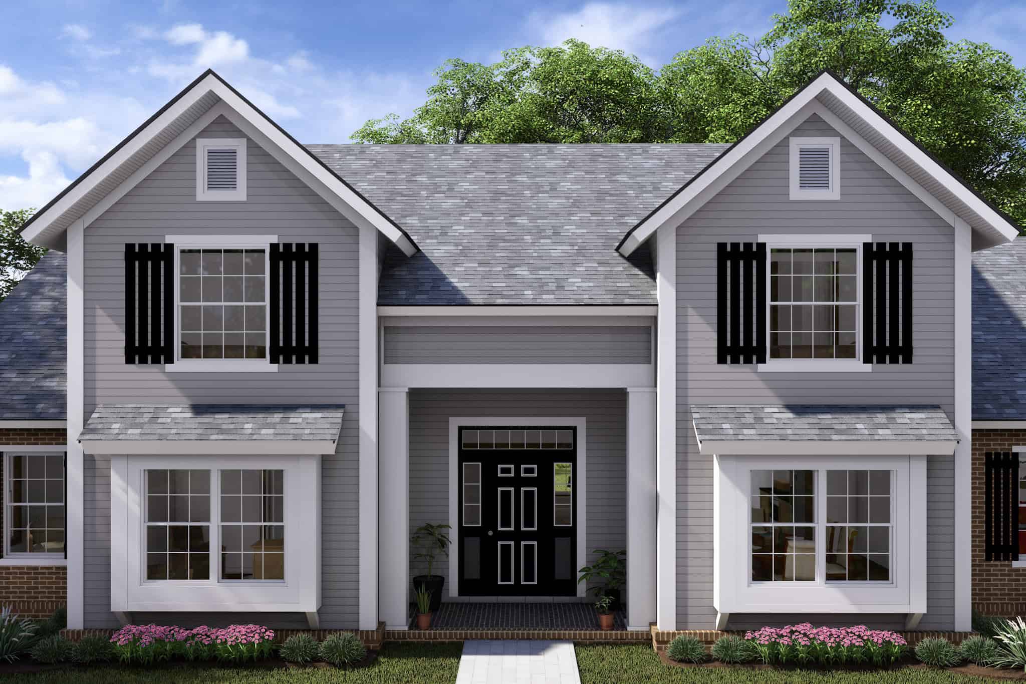 Front Door of this 3-Bedroom,2060 Sq Ft Plan -178-1431