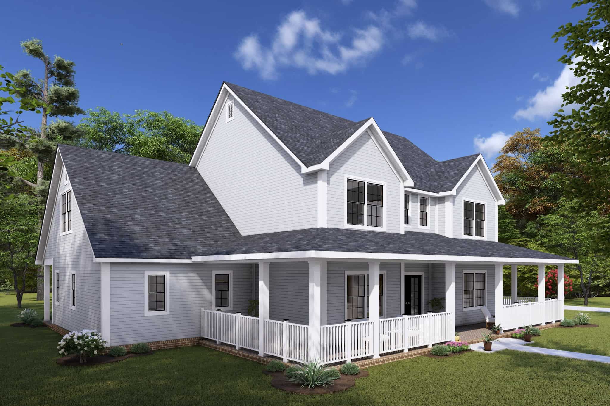 Left Side View of this 4-Bedroom,2133 Sq Ft Plan -178-1437