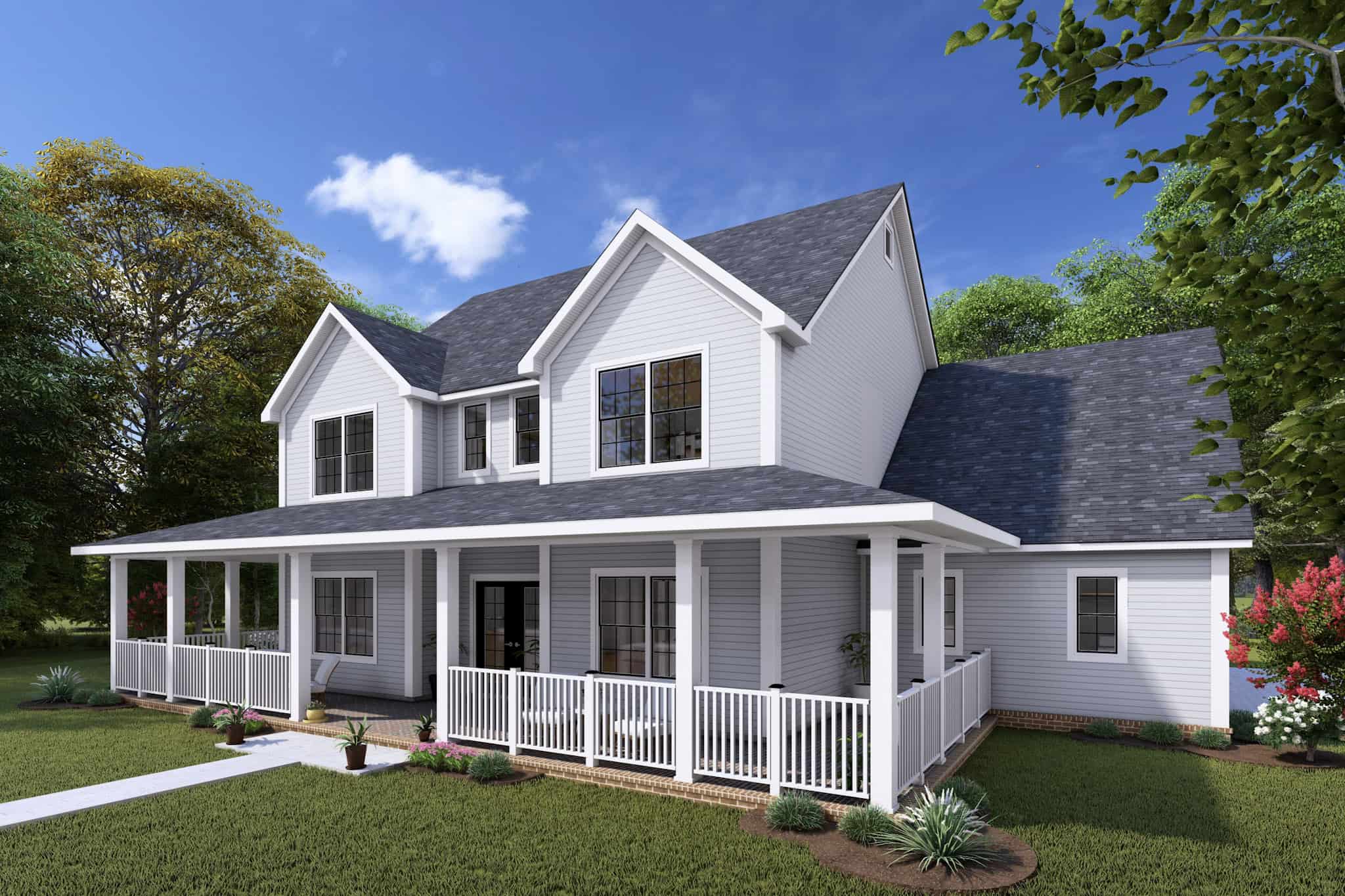 Right Side View of this 4-Bedroom,2133 Sq Ft Plan -178-1437