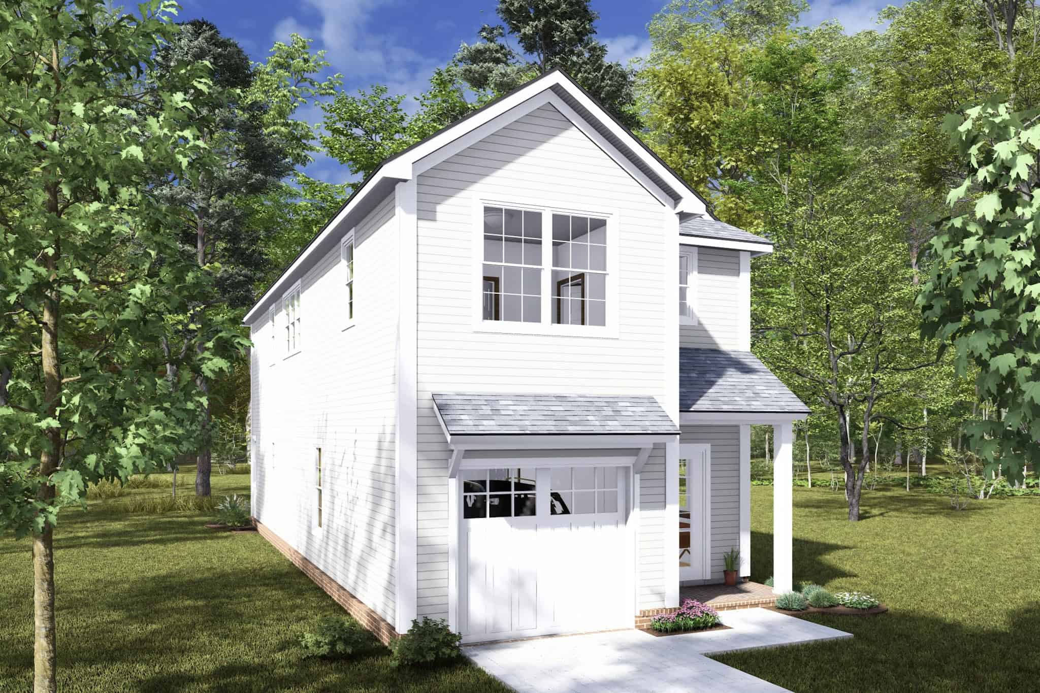 Front View of this 3-Bedroom,1736 Sq Ft Plan -178-1452