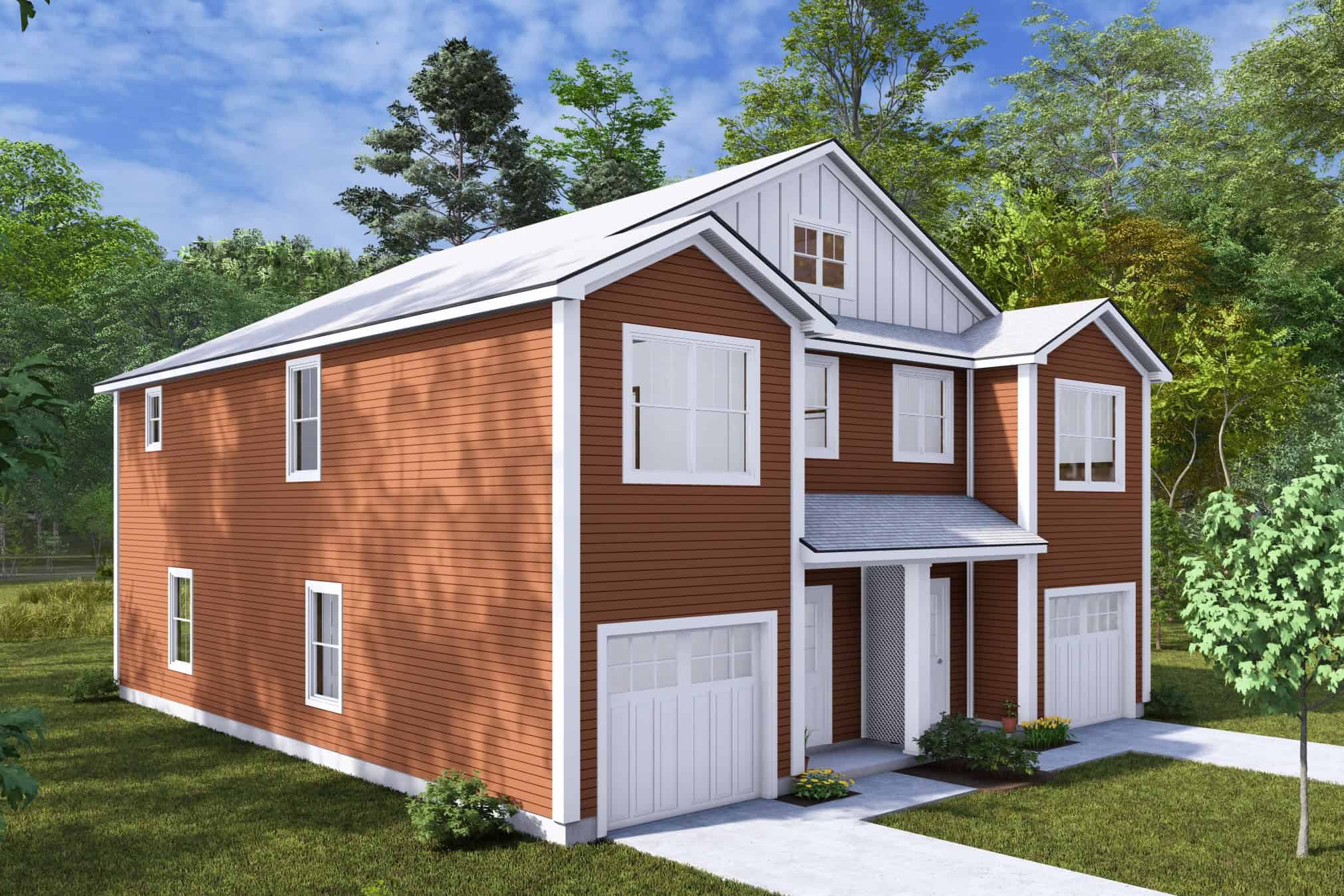 Right Side View of this 6-Bedroom,2920 Sq Ft Plan -178-1459