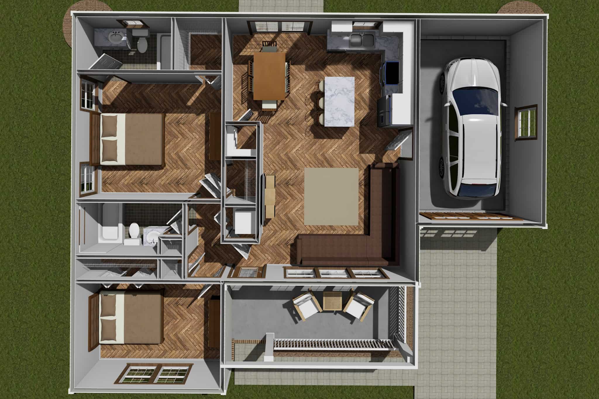 Home Other Image of this 2-Bedroom,997 Sq Ft Plan -178-1467