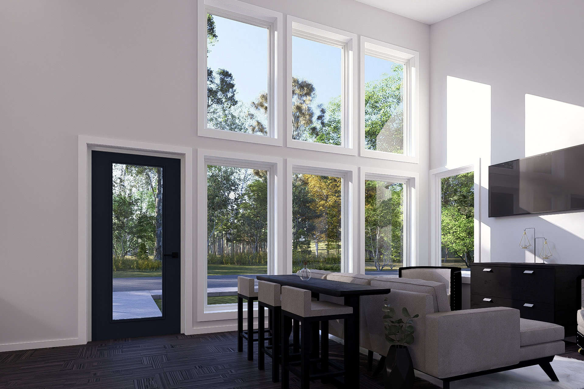 Living Room of this 2-Bedroom,627 Sq Ft Plan -178-1472