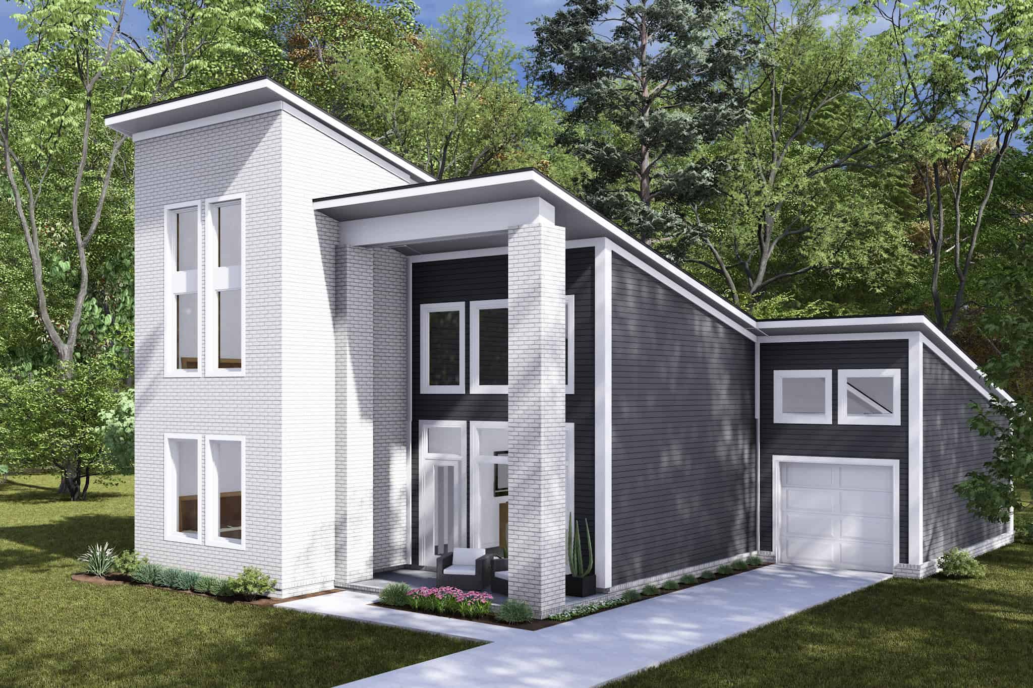 Front View of this 4-Bedroom,1746 Sq Ft Plan -178-1474