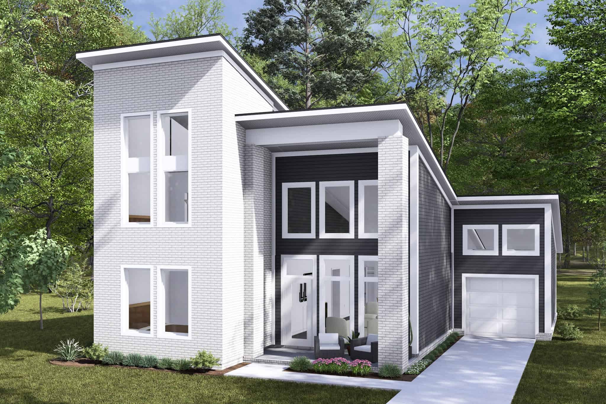 Front View of this 4-Bedroom,1746 Sq Ft Plan -178-1474