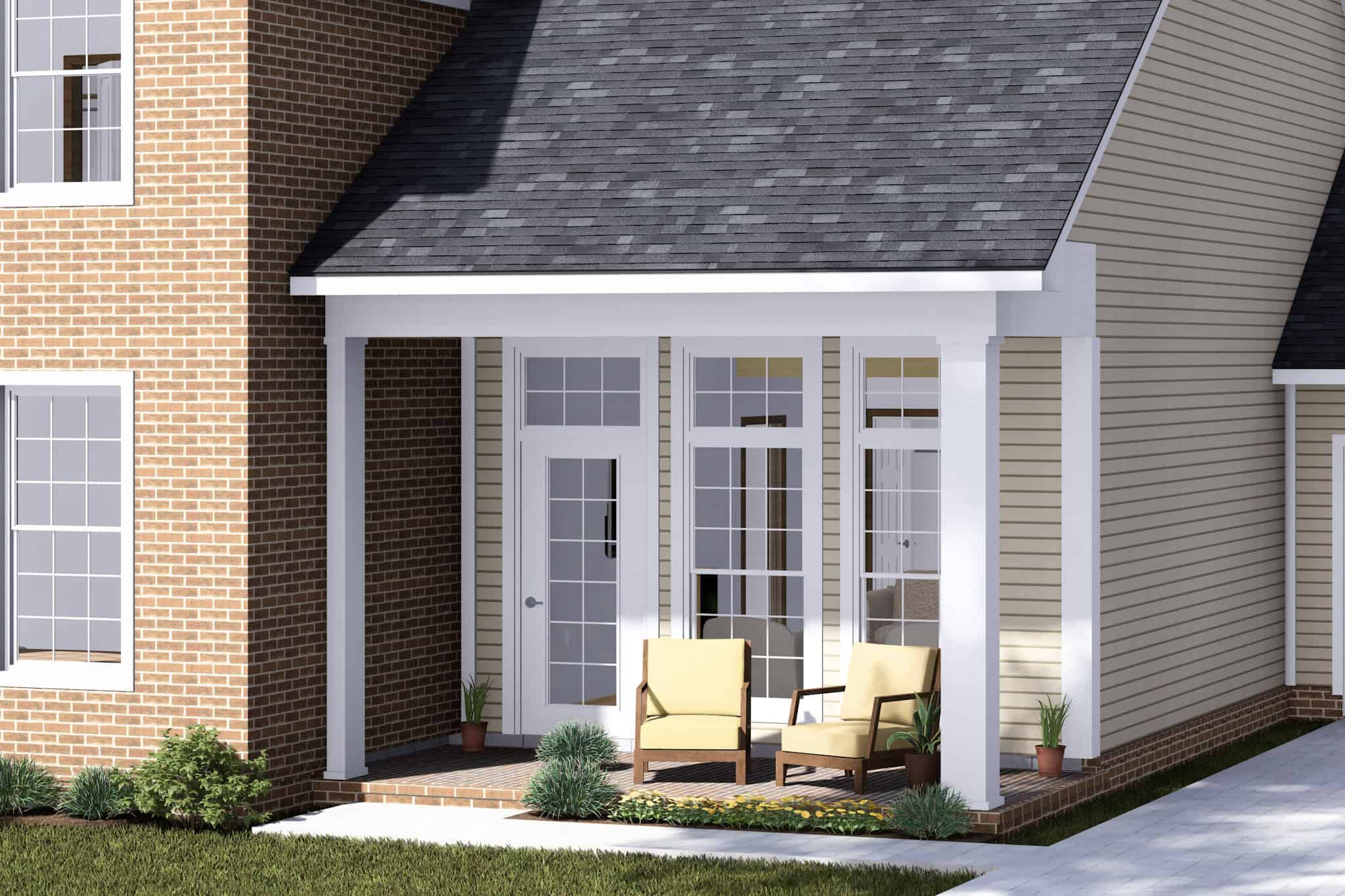 Porch of this 4-Bedroom,1746 Sq Ft Plan -178-1475