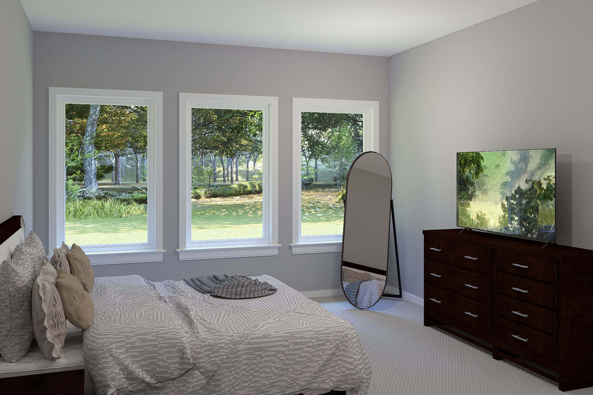 Master Bedroom of this 4-Bedroom,1746 Sq Ft Plan -178-1476