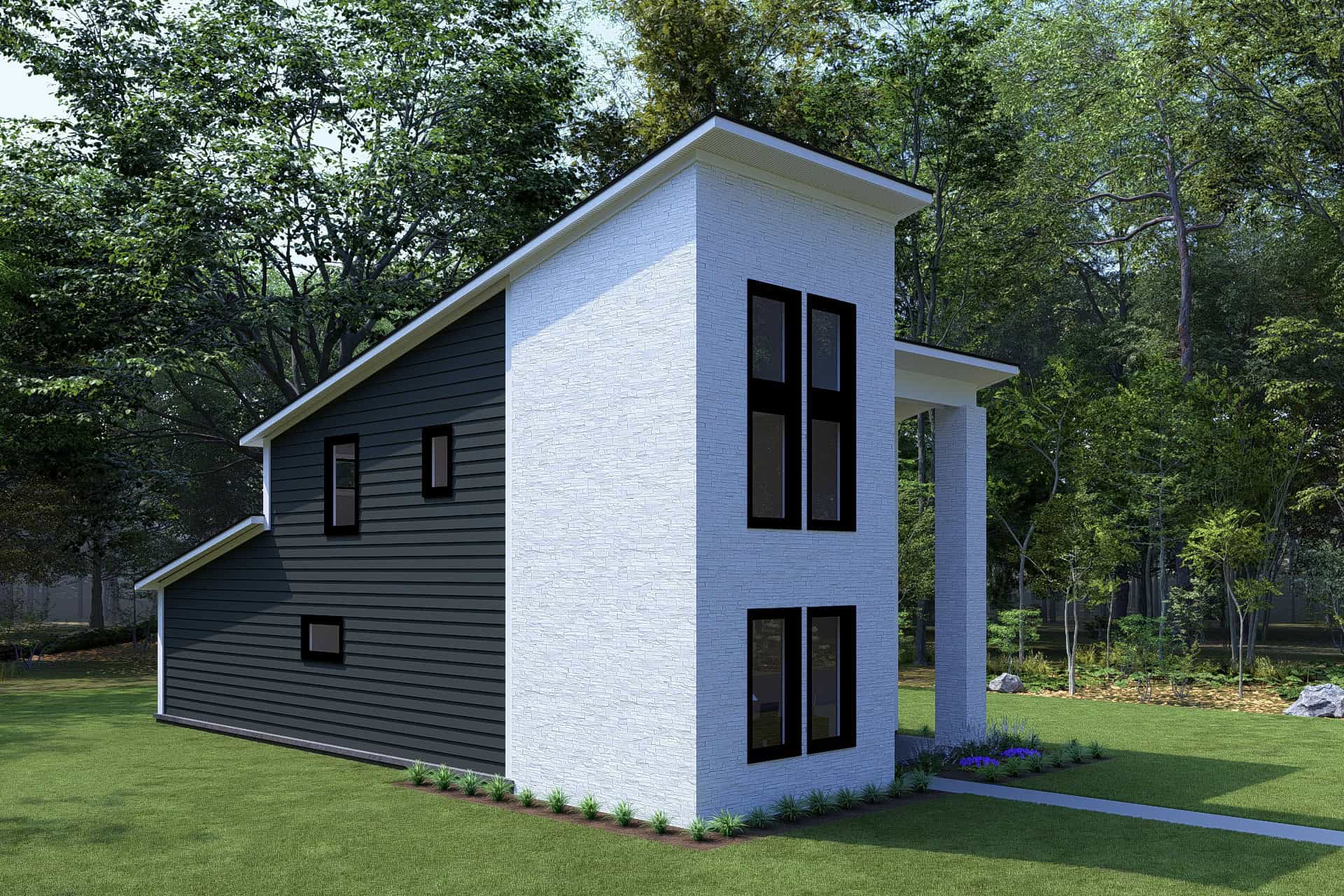 Left Side View of this 4-Bedroom,1746 Sq Ft Plan -178-1476
