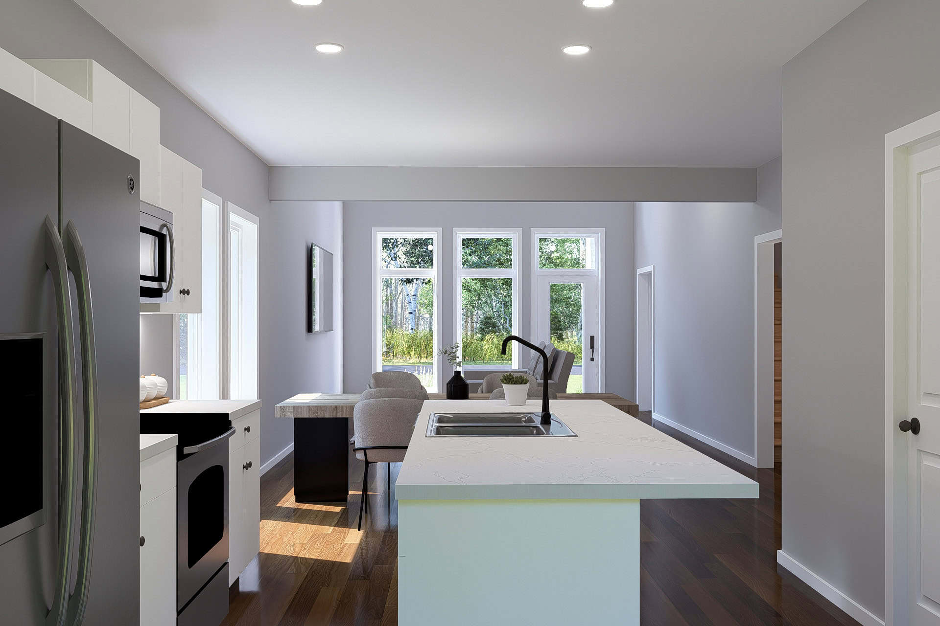 Kitchen: Kitchen Island of this 4-Bedroom,1746 Sq Ft Plan -178-1476