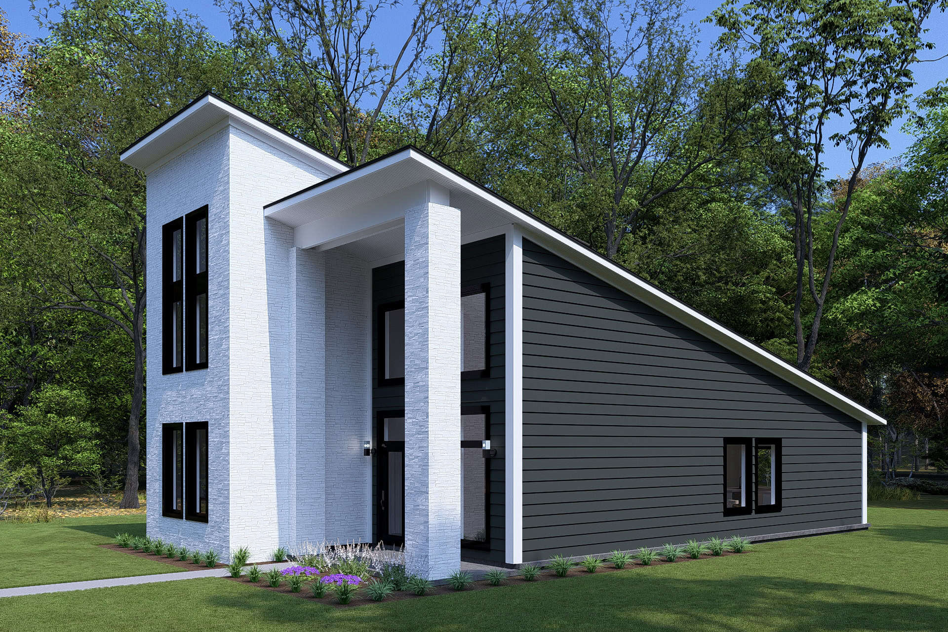 Right Side View of this 4-Bedroom,1746 Sq Ft Plan -178-1476