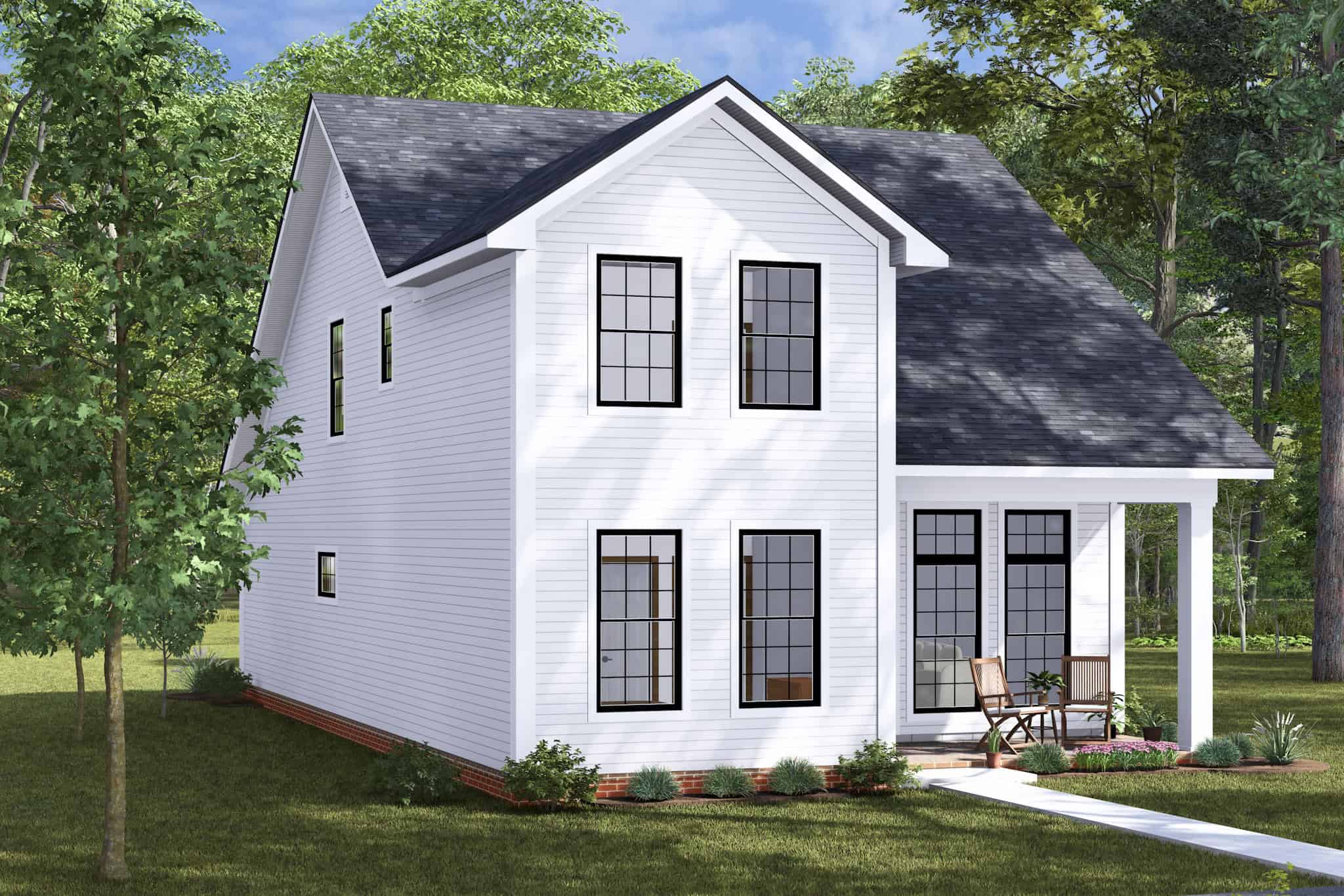 Left Side View of this 4-Bedroom,1746 Sq Ft Plan -178-1477