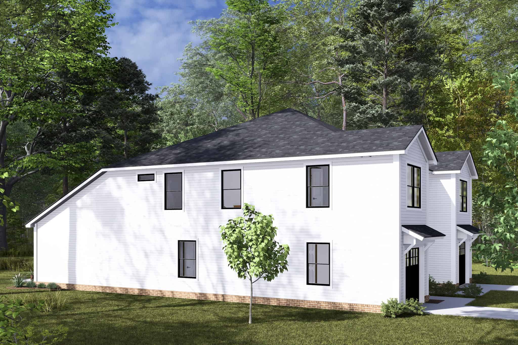 Left Side View of this 6-Bedroom,2894 Sq Ft Plan -178-1482