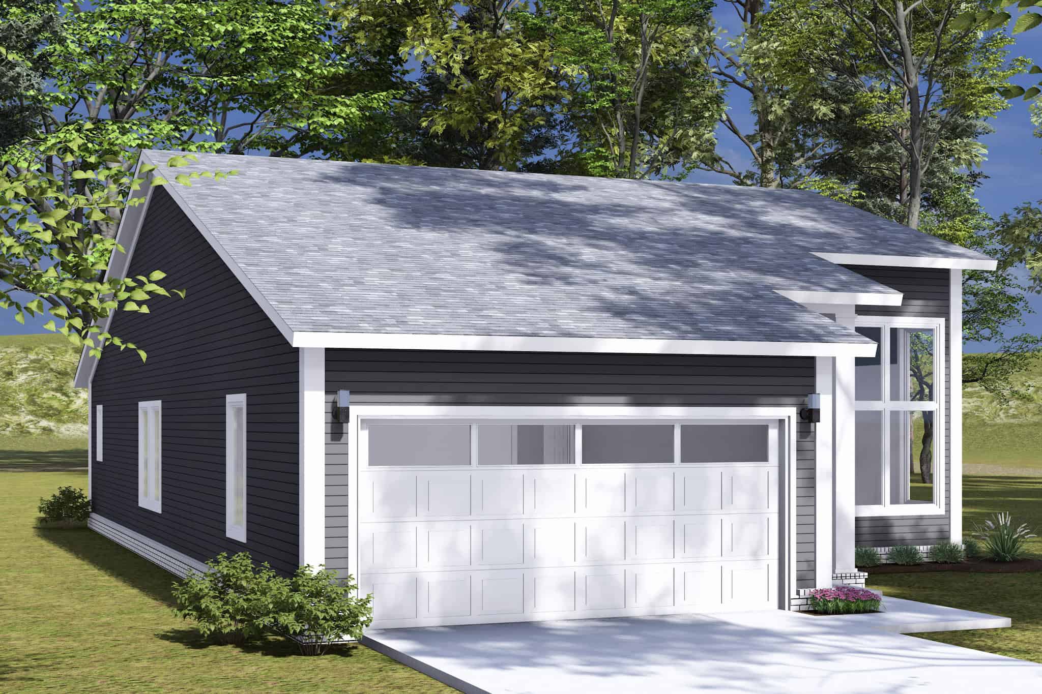 Left Side View of this 3-Bedroom,1405 Sq Ft Plan -178-1483