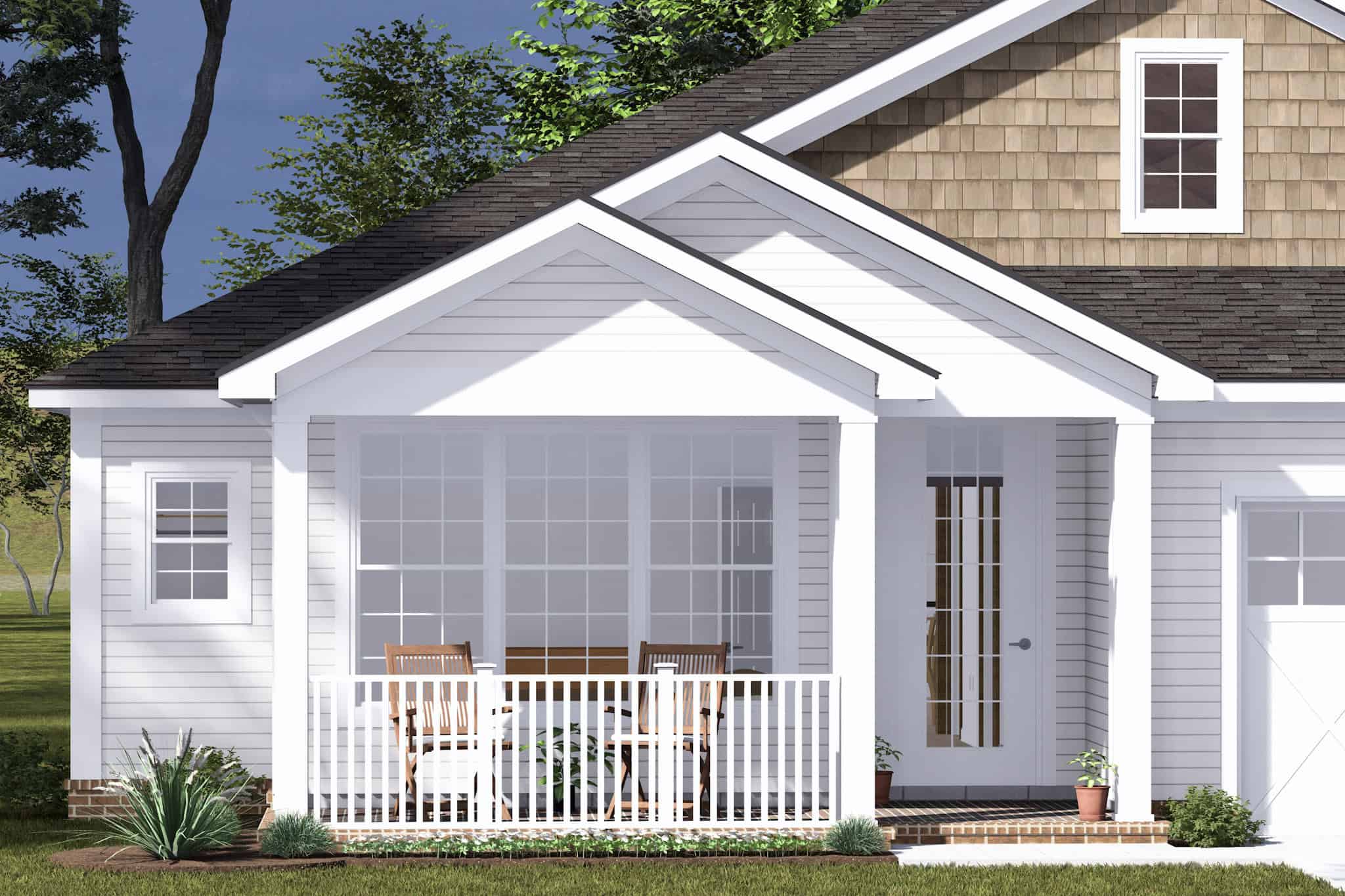 Porch of this 4-Bedroom,1764 Sq Ft Plan -178-1487