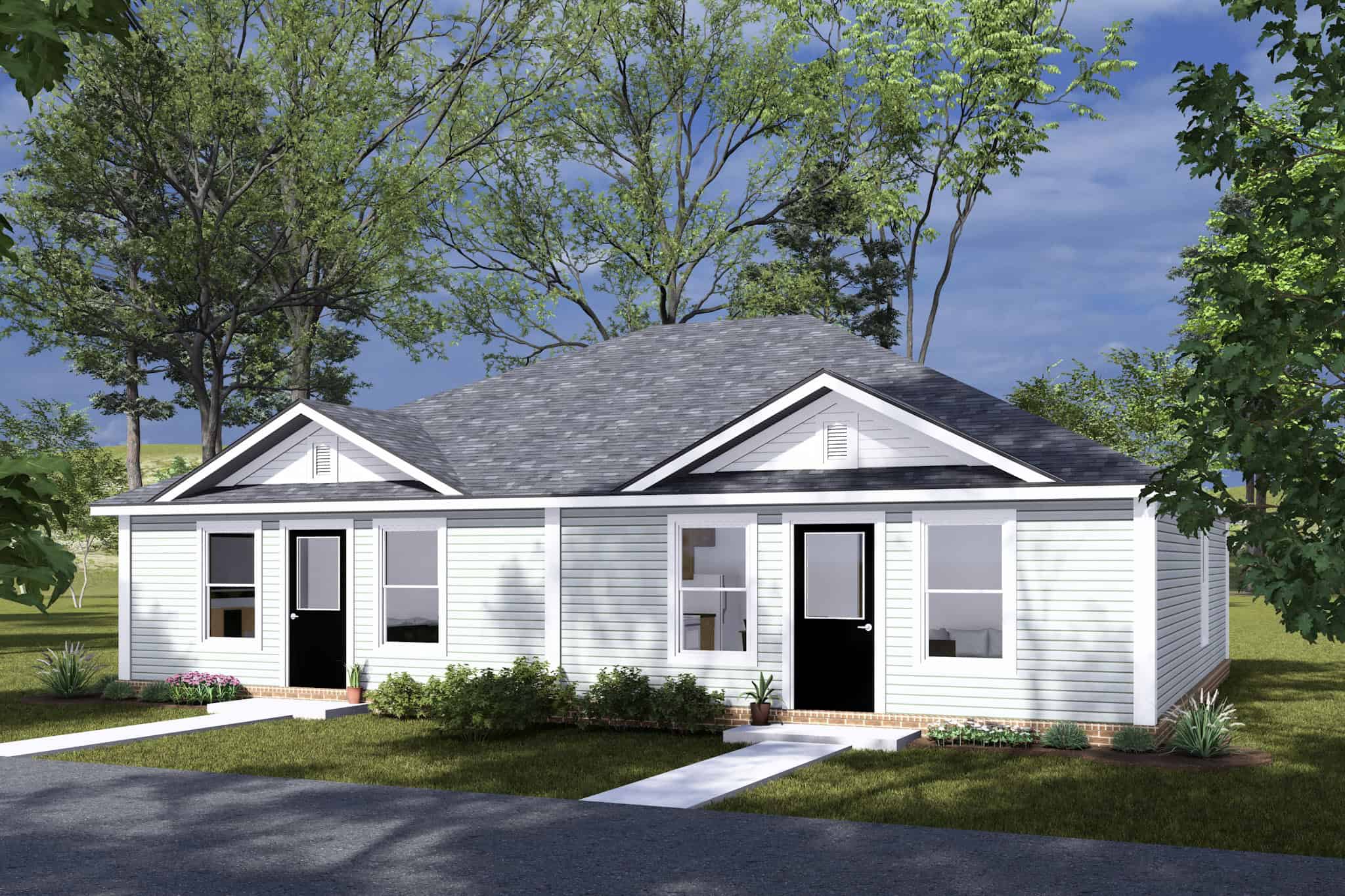 Front View of this 6-Bedroom,1570 Sq Ft Plan -178-1490