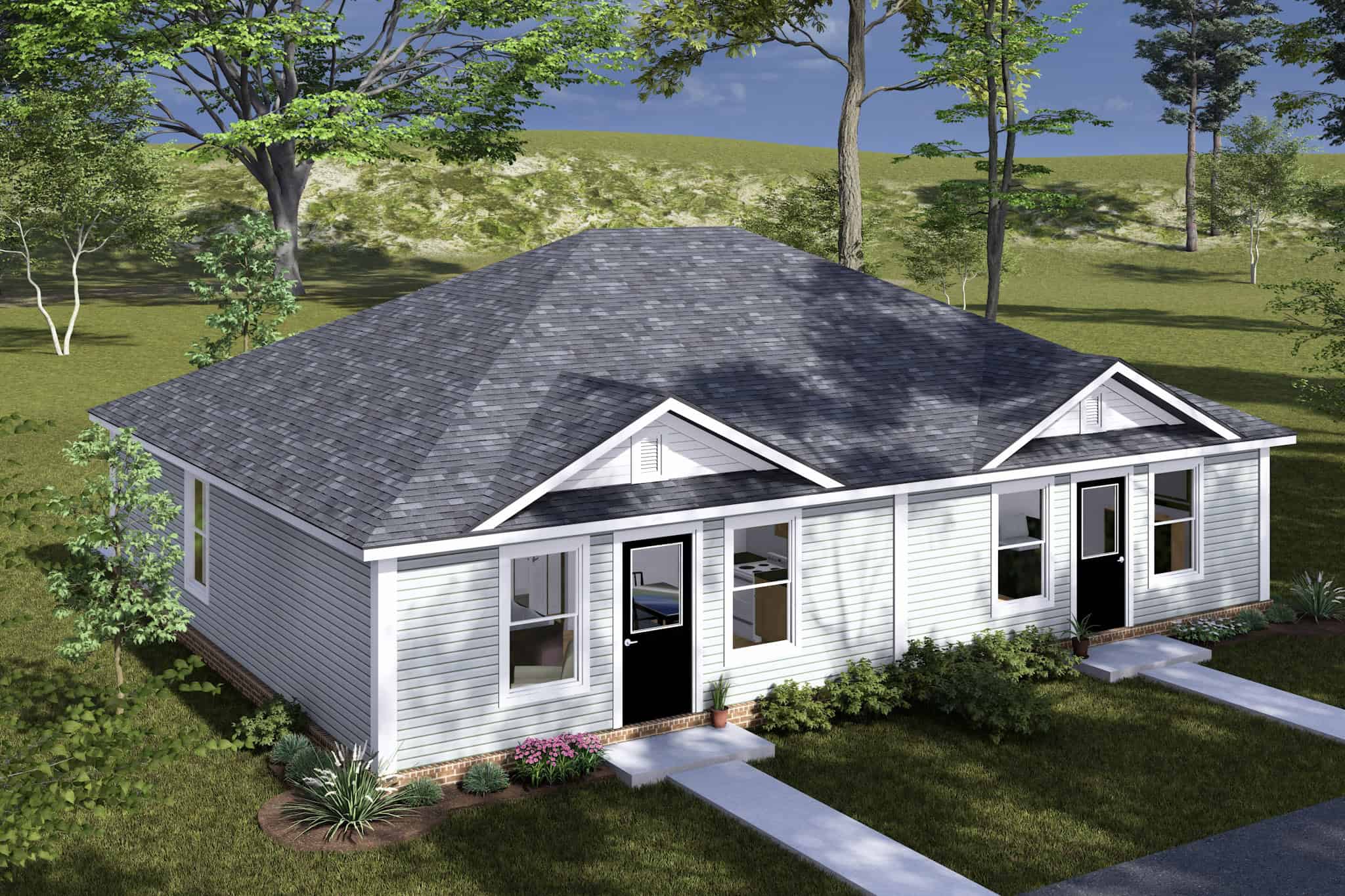 Front View of this 6-Bedroom,1570 Sq Ft Plan -178-1490
